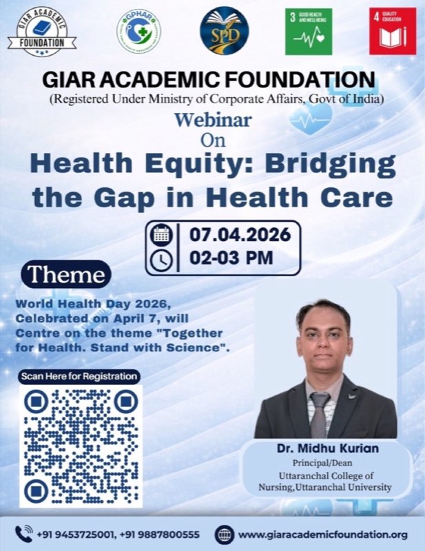 Webinar on Health Equity: Bridging the Gap in Health Care