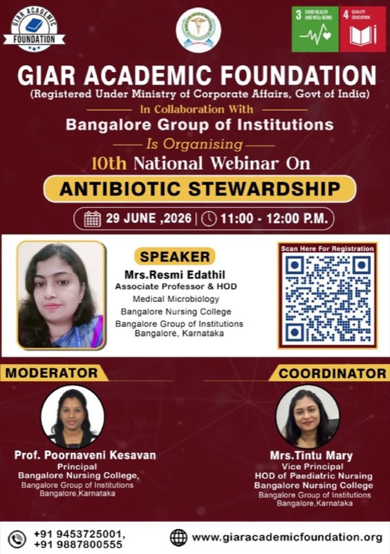 10th National Webinar on Antibiotic Stewardship