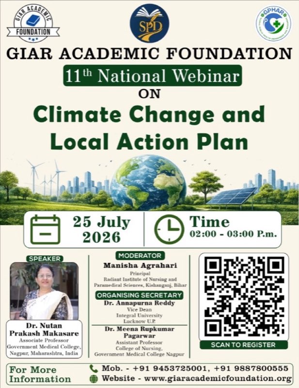 11th National Webinar on Climate Change and Local Action Plan