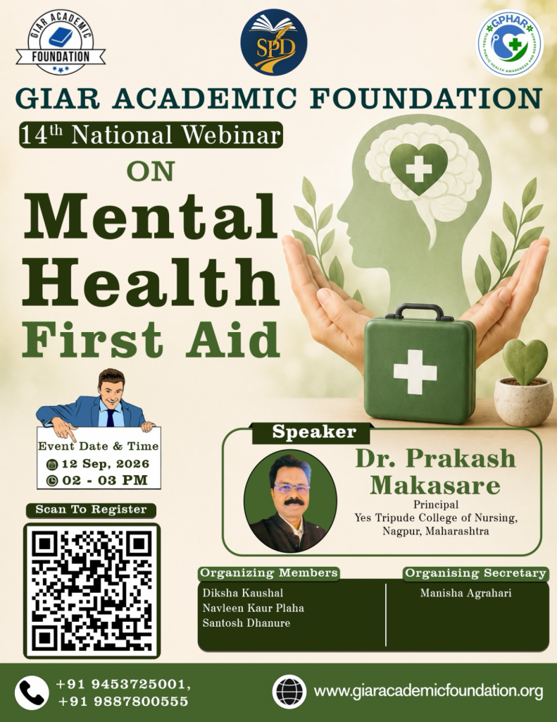 14th National Webinar on Mental Health First Aid